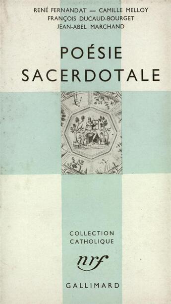 Couverture du livre « Poesie sacerdotale » de Collectif Gallimard aux éditions Gallimard