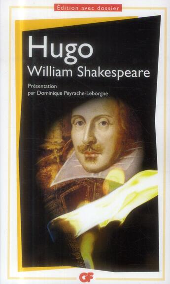Couverture du livre « William Shakespeare » de Victor Hugo aux éditions Flammarion
