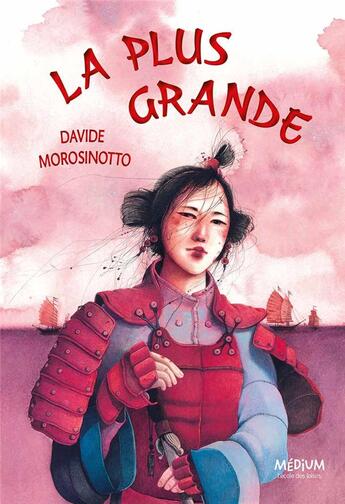 Couverture du livre « La plus grande » de Davide Morosinotto aux éditions Ecole Des Loisirs