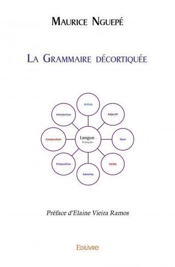 Couverture du livre « La grammaire decortiquee » de Nguepe Maurice aux éditions Edilivre