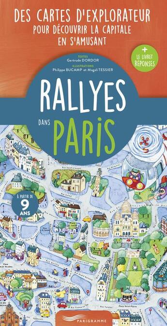 Couverture du livre « Rallyes dans Paris » de Gertrude Dordor aux éditions Parigramme