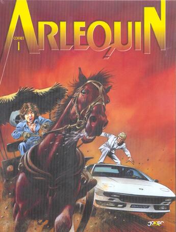Couverture du livre « Arlequin ; coffret t.1 à t.3 » de Rodolphe et Jytery aux éditions P & T Production - Joker