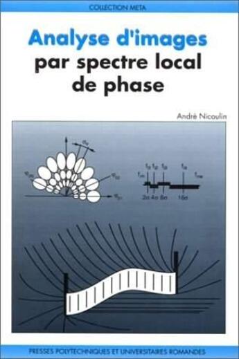 Couverture du livre « Analyse Image Par Spectre » de Nicoulin aux éditions Ppur