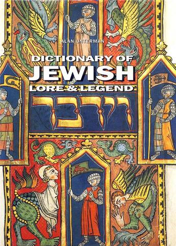 Couverture du livre « Dictionnary of jewish lore and legend (paperback) » de Unterman aux éditions Thames & Hudson