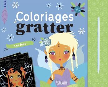 Couverture du livre « Coloriages a gratter : les fees » de Maude Guesne aux éditions Larousse