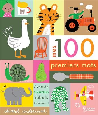 Couverture du livre « Mes 100 premiers mots » de Underwood Edward aux éditions Larousse