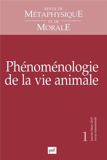 Couverture du livre « Revue de metaphysique et morale, 2019-1 » de  aux éditions Puf