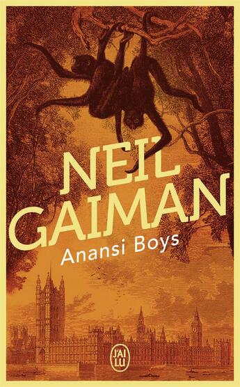 Couverture du livre « Anansi boys » de Neil Gaiman aux éditions J'ai Lu