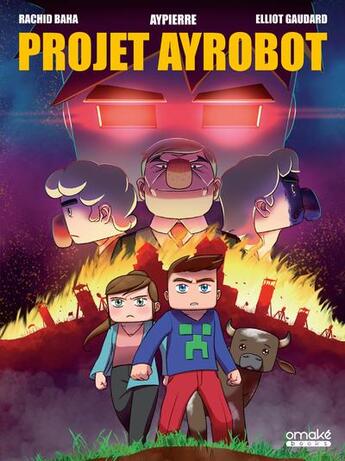 Couverture du livre « Projet Ayrobot » de Aypierre et Elliot Gaudard et Rachid Baha aux éditions Omake Books