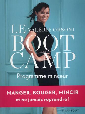 Couverture du livre « Le régime bootcamp » de Valerie Orsoni aux éditions Marabout