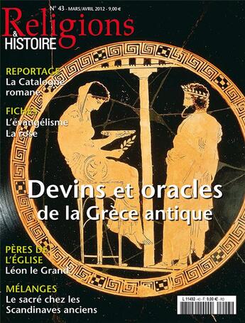 Couverture du livre « Religions et histoire N.43 ; devins et oracles de la Grèce antique » de Religions Et Hstoire aux éditions Religions Et Histoire