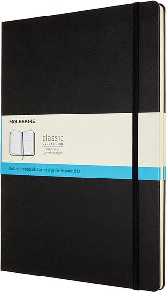 Couverture du livre « Carnet pointille - a4 - couverture noire rigide » de Moleskine aux éditions Moleskine