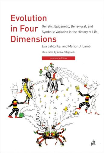 Couverture du livre « EVOLUTION IN FOUR DIMENSIONS - GENETIC, EPIGENETIC, BEHAVIORAL, SYMBOLIC VARIATION IN HISTORY OF » de Eva Jablonka aux éditions Mit Press