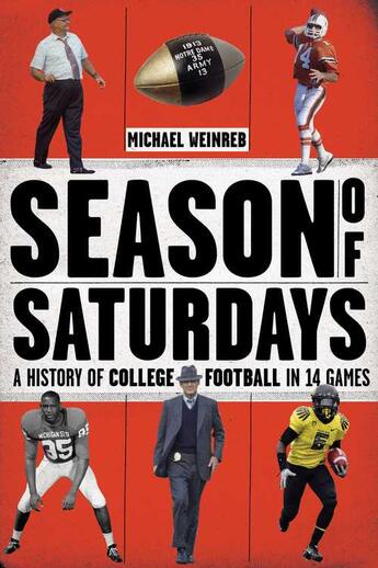 Couverture du livre « Season of Saturdays » de Weinreb Michael aux éditions Scribner