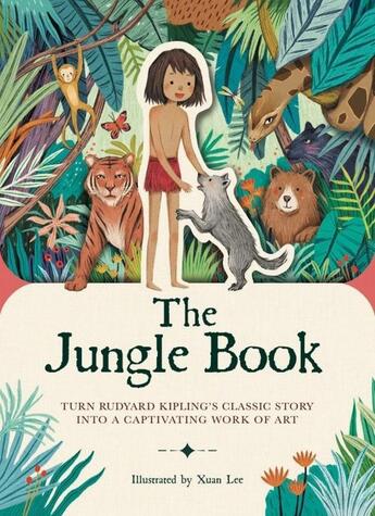 Couverture du livre « THE JUNGLE BOOK - PAPERSCAPES » de Ned Hartley aux éditions Welbeck