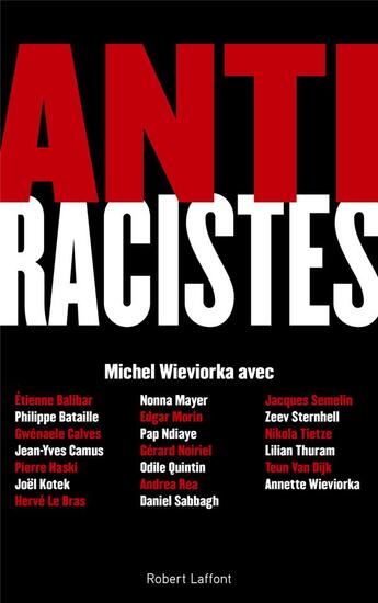 Couverture du livre « Antiracistes » de  aux éditions Robert Laffont