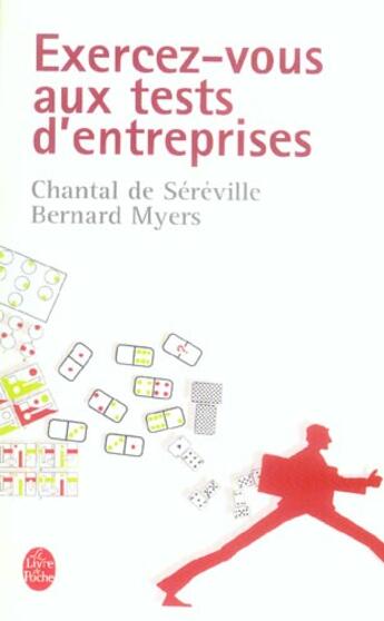 Couverture du livre « Exercez-vous aux tests d'entreprises » de De Sereville-C+Myers aux éditions Le Livre De Poche