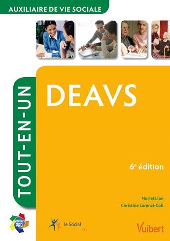 Couverture du livre « DEAVS ; tout-en-un (6e édition) » de Muriel Lion et Christine Lorenzi-Coll aux éditions Vuibert