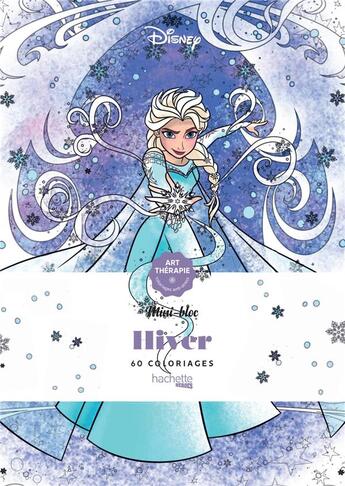 Couverture du livre « Art-thérapie ; Mini-bloc : hiver » de Audrey Bussi aux éditions Hachette Heroes