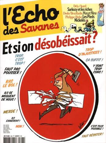 Couverture du livre « Echo des savanes n 303 » de  aux éditions Glenat Presse