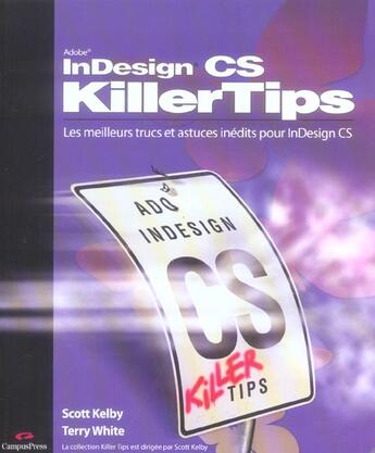 Couverture du livre « Indesign cs » de Kelby/White aux éditions Pearson