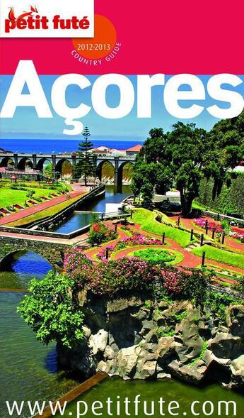 Couverture du livre « GUIDE PETIT FUTE ; COUNTRY GUIDE ; Açores 2012 » de  aux éditions Le Petit Fute