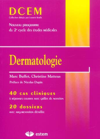Couverture du livre « Dermatologie » de Karila aux éditions Vuibert