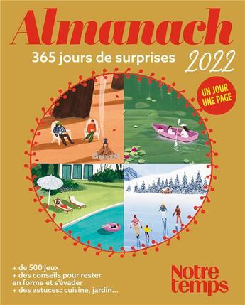 Couverture du livre « Almanach Notre Temps (édition 2022) » de  aux éditions Bayard