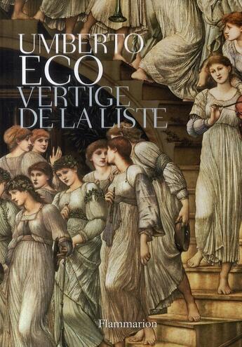 Couverture du livre « Vertige de la liste » de Umberto Eco aux éditions Flammarion