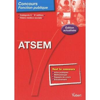 Couverture du livre « ATSEM ; catégorie C (6e édition) » de Emmanuelle Pouydebat aux éditions Vuibert
