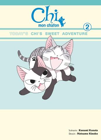 Couverture du livre « Chi ; mon chaton Tome 2 » de Kanata Konami et Kinoko Natsume aux éditions Glenat