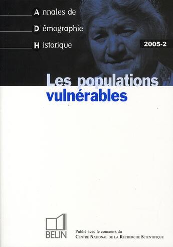 Couverture du livre « Les populations vulnérables » de Bardet/Bourdelais aux éditions Belin