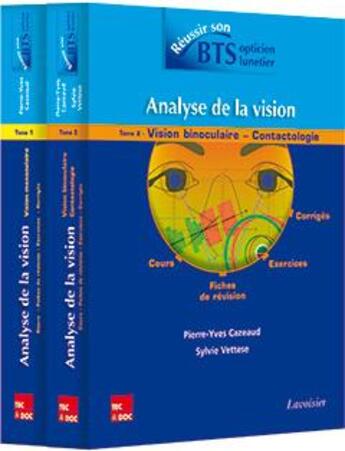 Couverture du livre « Analyse de la vision » de Pierre-Yves Cazeaud et Sylvie Vettese aux éditions Tec Et Doc