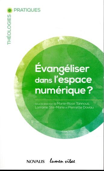 Couverture du livre « Evangeliser dans l'espace numerique ? » de  aux éditions Lumen Vitae