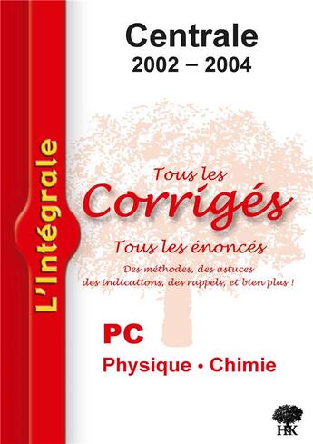 Couverture du livre « CENTRALE PC 2002-2004 » de  aux éditions H & K