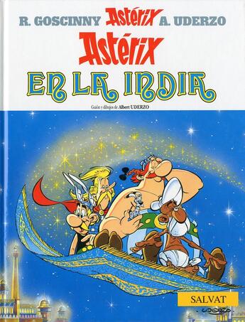 Couverture du livre « Astérix t.28 ; Astérix en la India » de Albert Urderzo et Rene Goscinny aux éditions Salvat