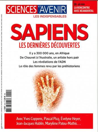 Couverture du livre « Sciences et avenir hs n 204 : sapiens, les dernieres decouvertes - decembre 2020 » de  aux éditions Hs Sciences & Avenir