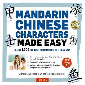 Couverture du livre « Mandarin chinese characters made easy » de  aux éditions Tuttle