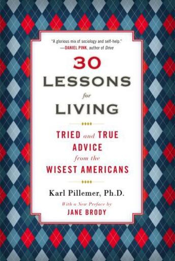 Couverture du livre « 30 Lessons for Living » de Pillemer Karl aux éditions Penguin Group Us