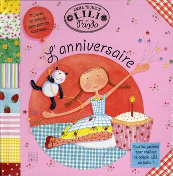 Couverture du livre « Lili et Panda ; l'anniversaire » de Emma Thomson aux éditions Deux Coqs D'or