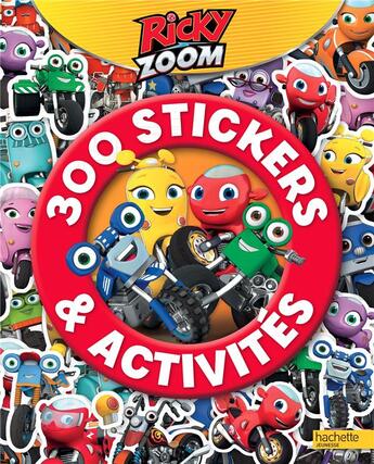 Couverture du livre « Ricky zoom - 300 stickers » de  aux éditions Hachette Jeunesse