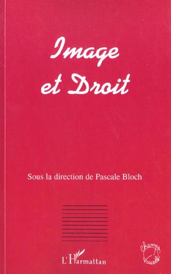 Couverture du livre « Image et droit » de  aux éditions L'harmattan