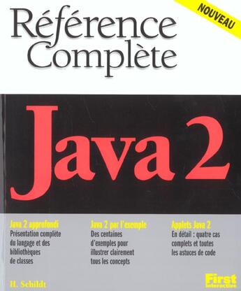 Couverture du livre « Java 2 » de H Schild aux éditions First Interactive