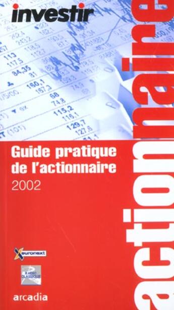 Couverture du livre « Guide pratique de l'actionnaire 2002 » de Investir aux éditions Allia