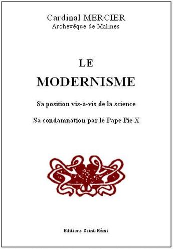 Couverture du livre « Le modernisme » de Mercier aux éditions Saint-remi