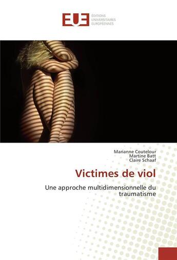 Couverture du livre « Victimes de viol » de Coutelour Marianne aux éditions Editions Universitaires Europeennes