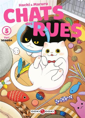 Couverture du livre « Hachi & Maruru : chats des rues Tome 3 » de Yuri Sonoda aux éditions Bamboo