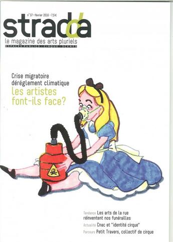 Couverture du livre « Stradda n 37 fevrier 2016 - les artistes font'ils face » de  aux éditions Stradda