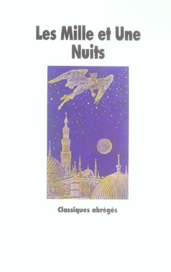 Couverture du livre « Mille et une nuits » de Anonyme aux éditions Ecole Des Loisirs