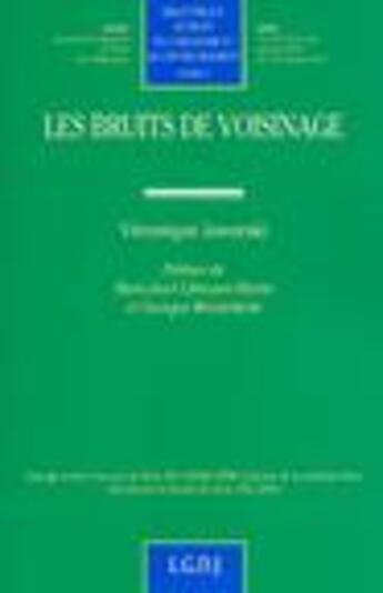 Couverture du livre « Les bruits de voisinage - vol08 » de Jaworski V. aux éditions Lgdj